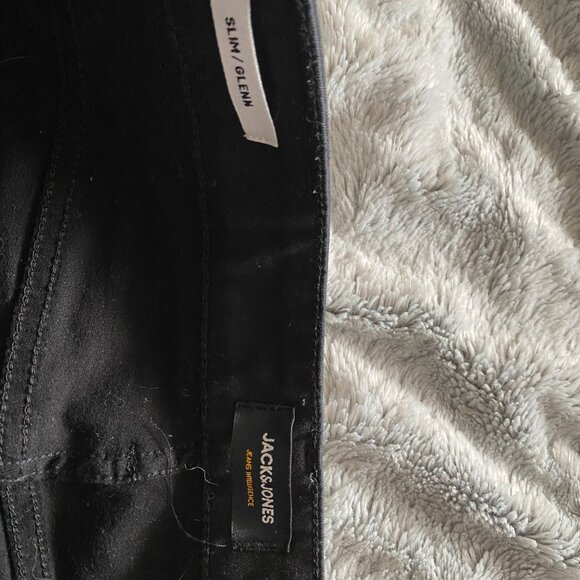 Jack & Jones Slim Fit Jeans - Black - Picture 3 of 4